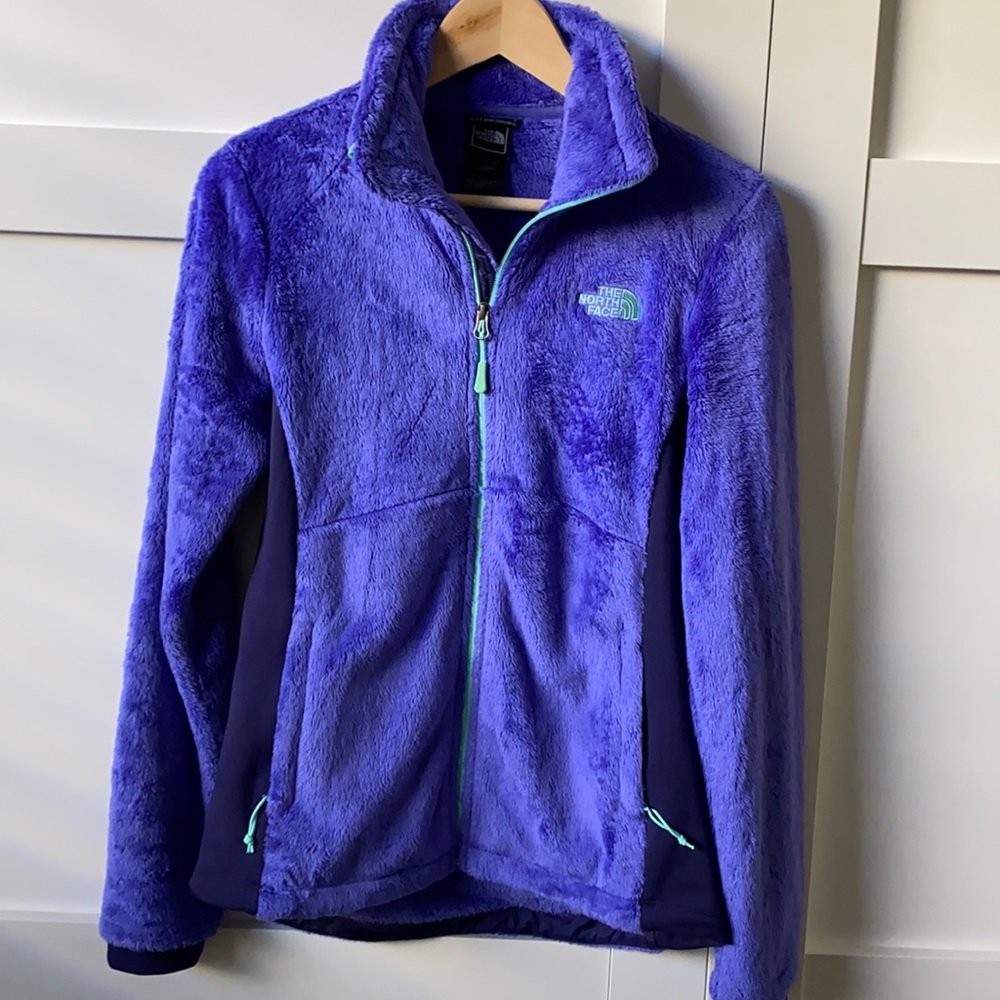 North Face zip up jacket S